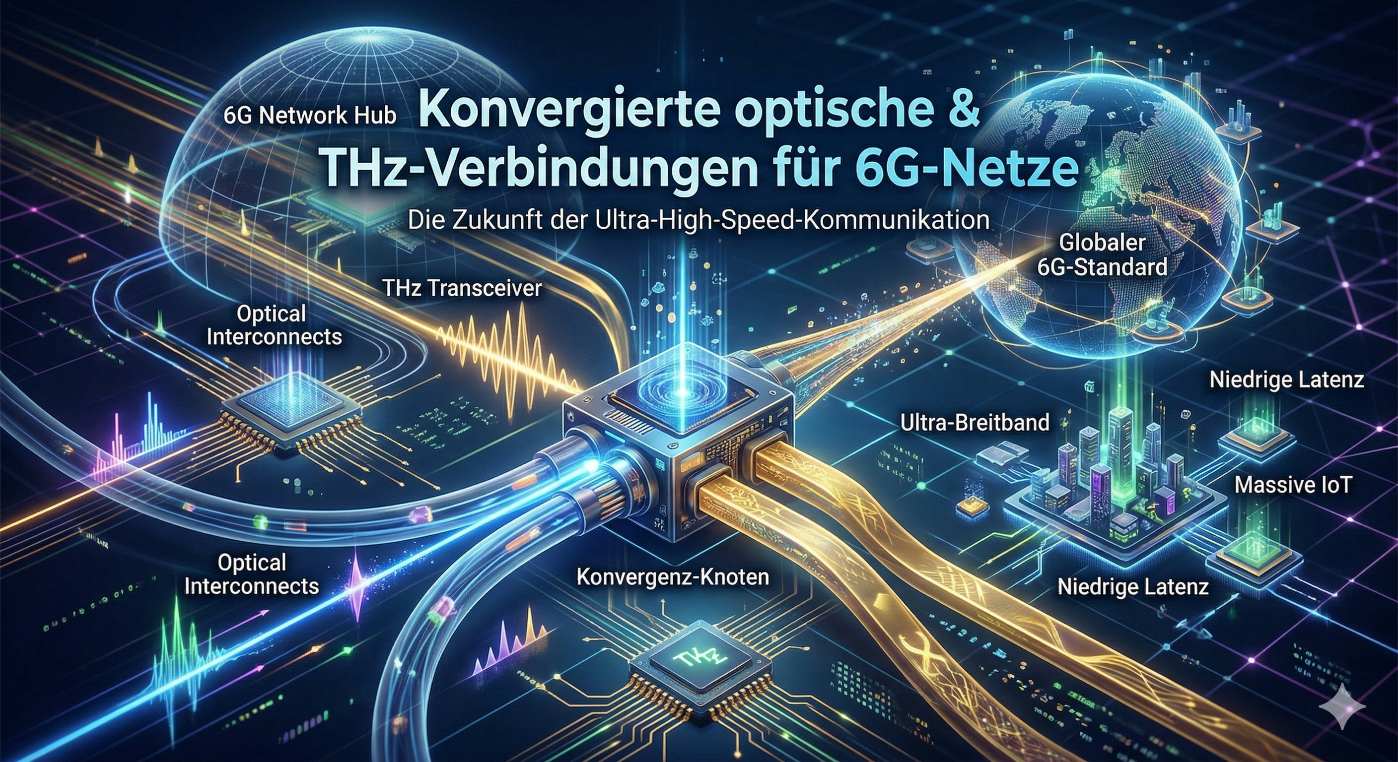 Converged optical and THz networks for 6G